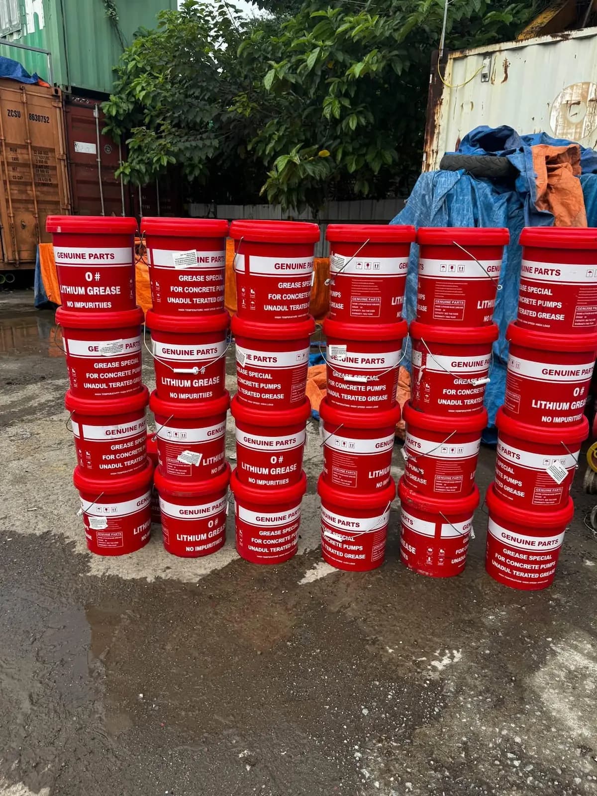 Mỡ bôi trơn gốc lithium cho máy bơm bê tông